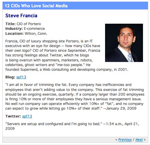 12 CIOs Who Love Social Media-2 by steve.francia, on Flickr